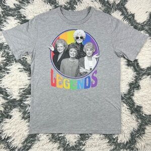 The Golden Girls Women’s Gray Graphic T-shirt Size Medium